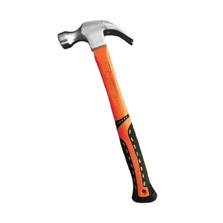 orange black claw hammer